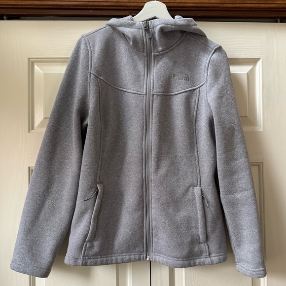 The North Face Maggy Full Zip Hooded Fleece Jacket Sweatshirt Women’s size large - Picture 1 of 10